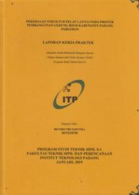 Image of Pekerjaan Struktur Pelat Lantai Pada Proyek Pembangunan Gedung RSUD Kabupaten Padang Pariaman