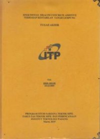 Image of Efektifitas Sikacim Concrete Additive Terhadap Kestabilan Tanah Lempung