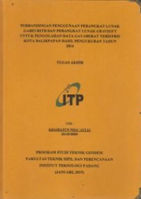 Image of Perbandingan Penggunaan Perangkat Lunak Gabeuritb dan Perangkat Lunak Gravsoft untuk Pengolahan Data Gaya Berat Teristris Kota Balikpapan Hasil Pengukuran Tahun 2014