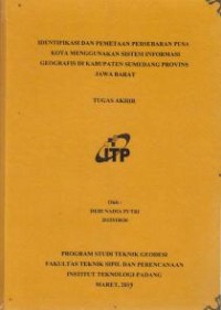Image of Identifikasi dan Pemetaan Persebaran Pusa Kota Menggunakan Sistem Informasi Geografis di Kabupaten Sumedang Provinsi Jawa Barat