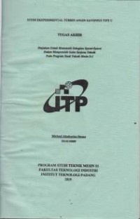 Image of Studi Eksperimental Turbin Angin Savonius Tipe U