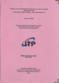 Image of Perancangan Sistem Pengelolaan Aset Nagari Berbasis Web (Studi Kasus : Nagari Sialang - Kecamatan Kapur Ix)