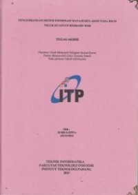 Image of Pengembangan Sistem Informasi Manajemen Arsip Pada RSUD Teluk Kuantan Berbasis Web