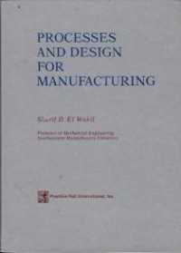 Image of Processes and Design for Manufacturing